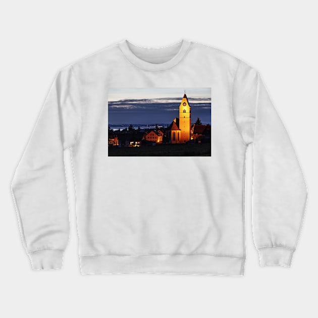 Church of Hagnau - Lake Constance Crewneck Sweatshirt by holgermader